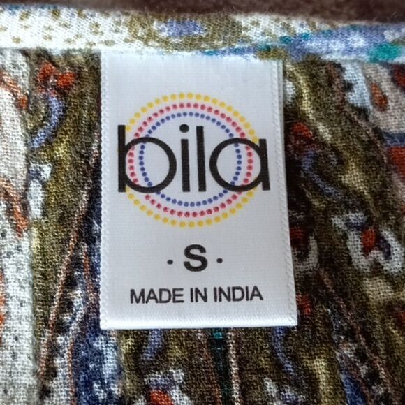 Bila teal multicolor swing top - Picture 10 of 11